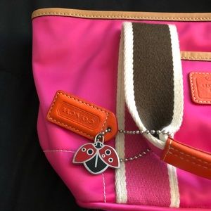Coach Small Pink Hamptons Tote Purse